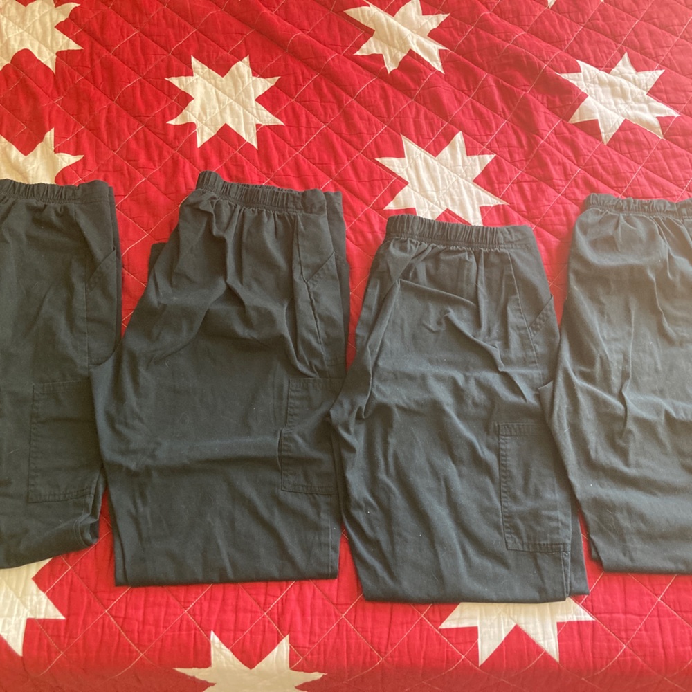 Black Scrub pants